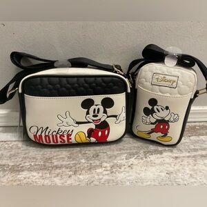 NWT Mickey crossbody bag and phone crossbody bag
